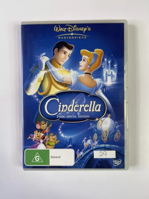 Cinderella 1950 Special Edition DVD Movie Animated Family Film Walt Disney