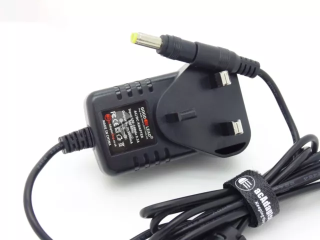 9V Negative Polarity AC DC Adapter For MXR Custom Comp Effects Pedal - UK SELLER