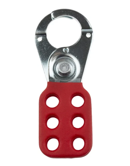 LOCKOUT RS PRO 6 Lock 9.5mm Shackle Steel Hasp/ Lockout, 25mm Attachment 489-141