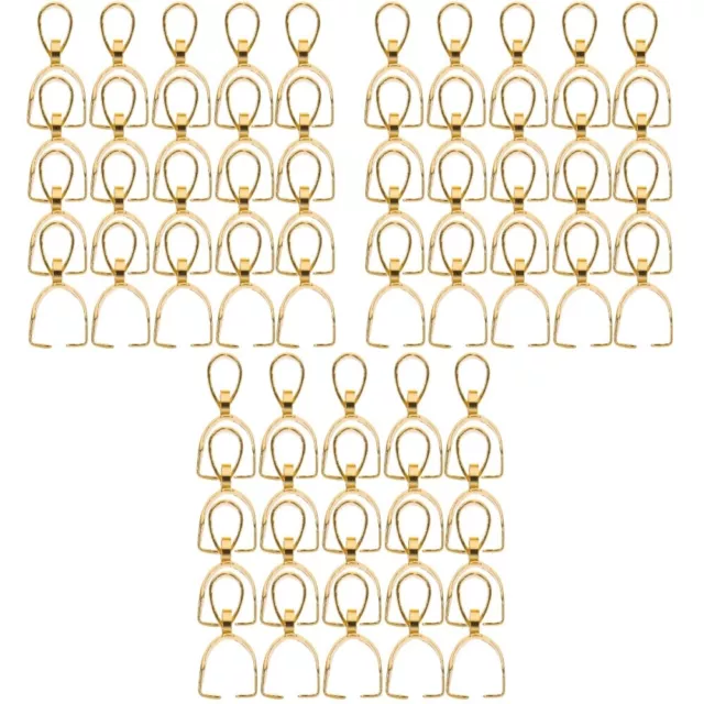 60 piezas hebilla de eslabón para joyería broches pedantes collares de cuentas colgante de conexión