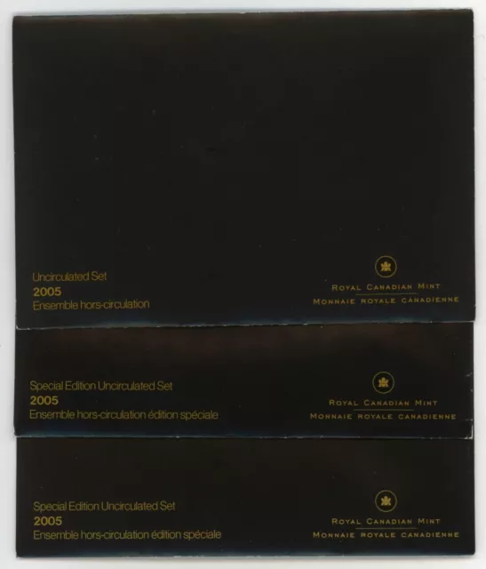 2005 Canada  Special Edition  Unc Sets Alberta Saskatchewan Lot of 3 #19802