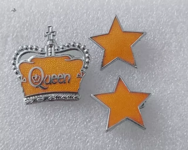 Queen - Crown - Vintage Rare Badge.