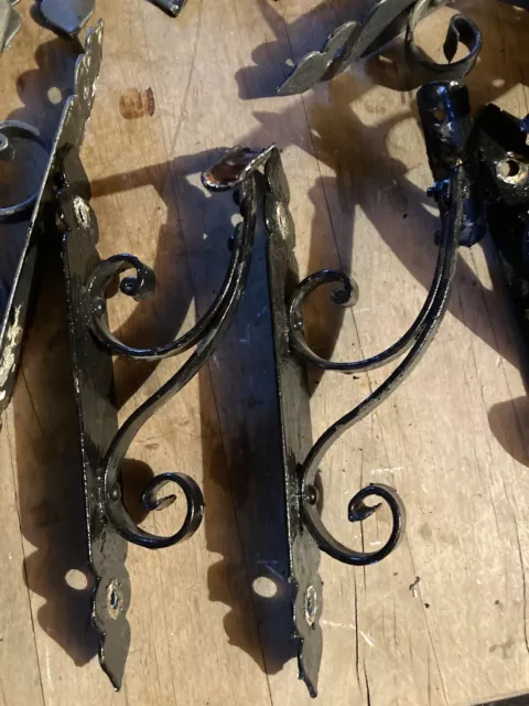 1 v 23 Alte Handlauf Halter Schmiedeeisen Geländer Treppe Historische Wandhalter 1 v 23 Alte Handlauf Halter Schmiedeeisen Geländer Treppe Historische Wandhalter