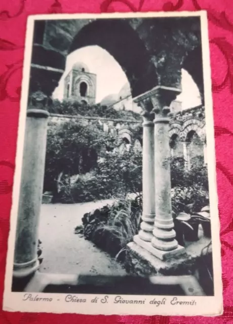 8147 Cartolina Palermo Chiesa Di S.giovanni Degli Eremiti Non Viaggiata