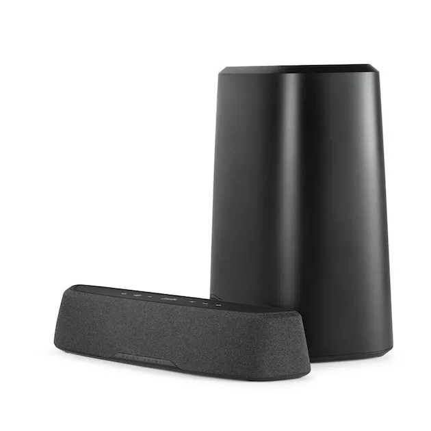 Polk Audio MagniFi Mini AX ultrakompakte TV-Soundbar Wireless Subwoofer schwarz