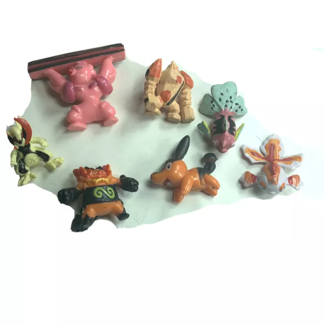 Pokemon Mini Figures Miniatures Lot Of 7 Toys 2005-2007 RL Nintendo Toy Small