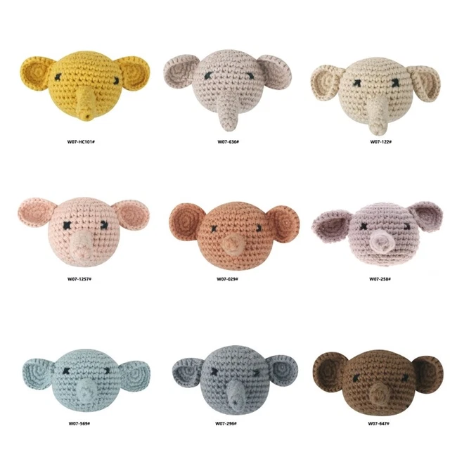 Lightweight Baby Pacifier Chain Small Elephant Heads Baby Pacifier Chain