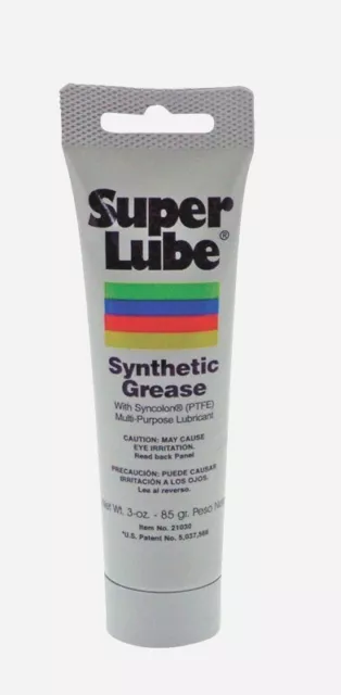 SUPER LUBE Synthetic Grease Dielectric PTFE Multi Purpose Lubricant 21030 3 oz