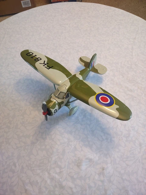 1997 Gearbox Diecast Stinson Reliant Royal Navy Kf810 Plane Coin Bank No Box