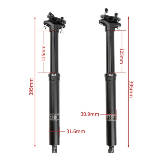 Latest Innovation Remote Dropper Seatpost for MTB 31 6mm/30 9mm 395mm Drop