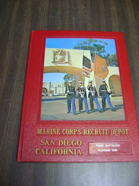 Marine Corps Recruit Depot Yearbook 1973  San Diego Ca.3rd Battalion Plat. 3091