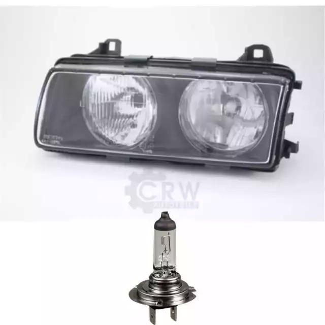 Faro Halógeno Izquierda para BMW 3 E36 Año Fab. 09 / 94-04/99 H7 1369282