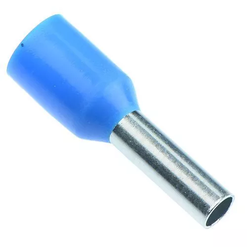 Blue 2.5mm Bootlace Ferrule - Pack of 100