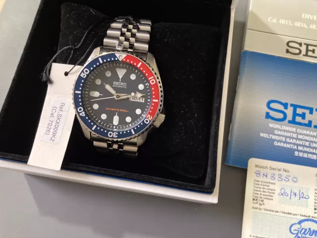 Seiko pepsi skx009k2 deals