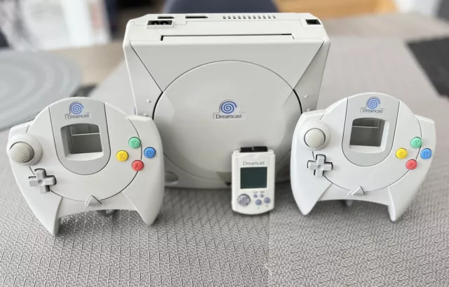 DREAMCAST - SEGA DREAMCAST - 2 Manettes et Carte Mémoire - FR - Propre