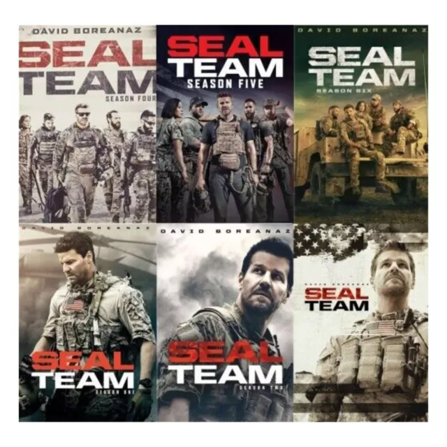 SEAL TEAM the Complete Series Seasons 1-6 (DVD 27 Disc Set) - 1 2 3 4 5 6 NEW!!