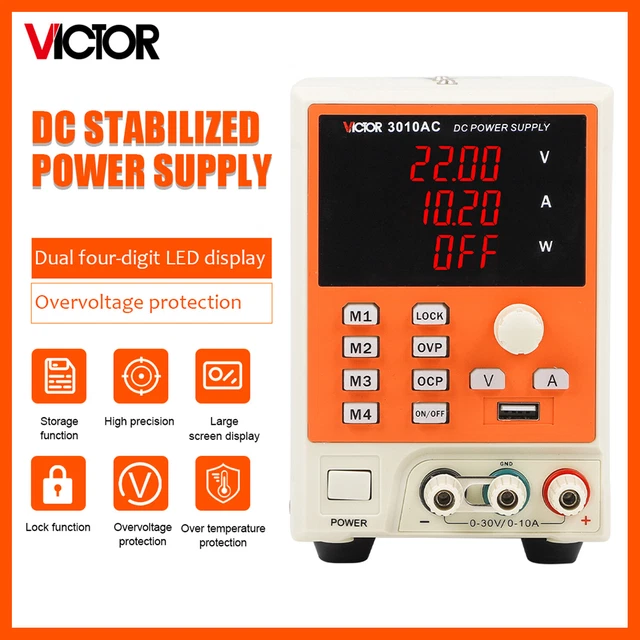 VICTOR 3005AC 3005C 3010AC Tipo codice di commutazione banco asta alimentatore DC  IK