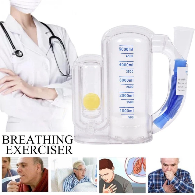 Atemtrainer Drei-Ball-Meter-Meter-Spirometrie-Trainer Funktion M7D9 P6C1 O5Z4