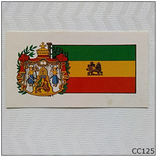 BROOKE BOND FLAGS And Emblems Of The World 48 Ethiopia Tea Card (CC125