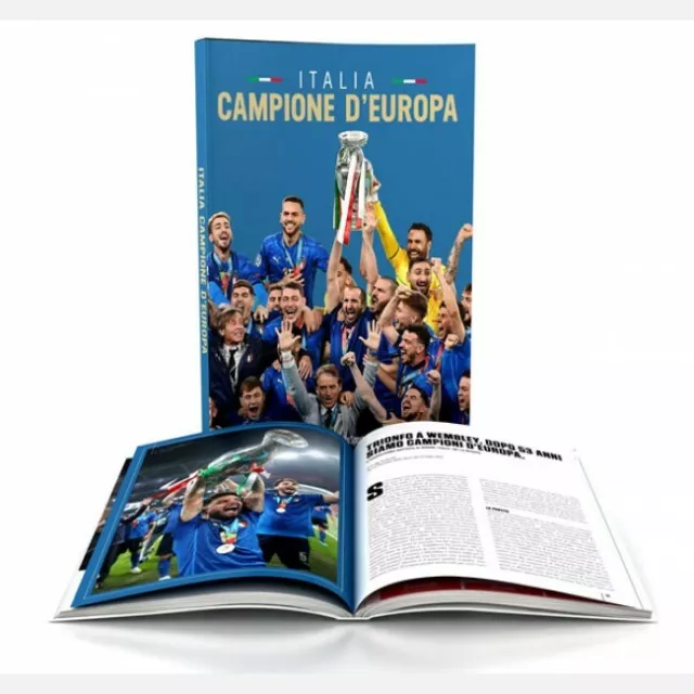 Libro Official Book Italia Campione D'europa 2021 Gazzetta Dello Sport Euro 2020