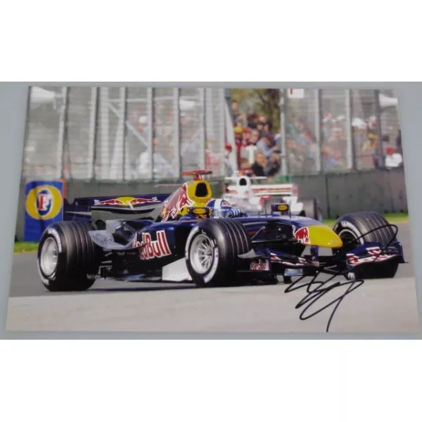 DAVID COULTHARD Hand Signed 8"x12" Photo  *BUY GENUINE*