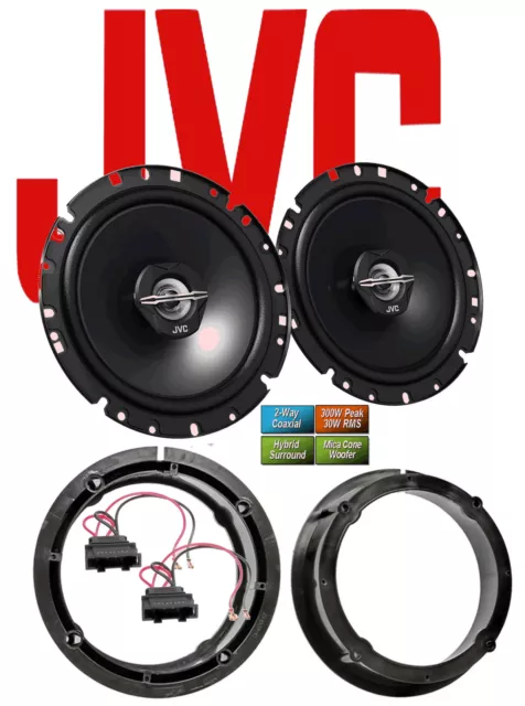 JVC Lautsprecher für SKODA FABIA  03/2007 - 06/2014  Türen vorne 300 Watt 1720X