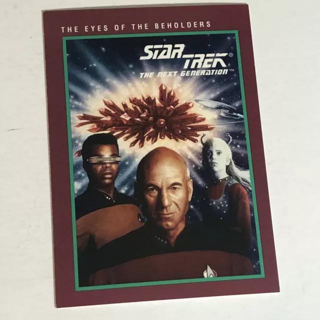 Star Trek The Next Generation Trading Card Vintage 1991 #156 Patrick Stewart