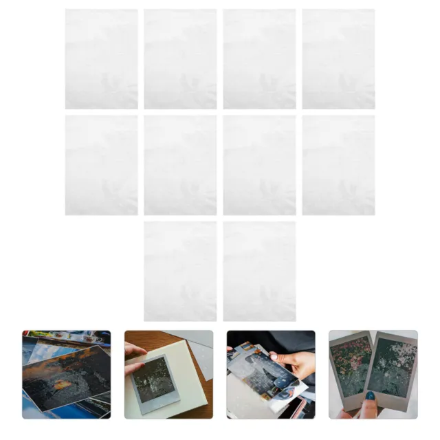 10 Sheets Self-Adhesive Cold Laminated Film for A4 Photos