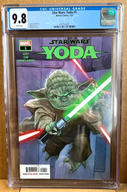 Star Wars: Yoda #1 Cgc 9.8 Nm/Mint Wp - 2023 Marvel Comics - Main Cvr Phil Noto