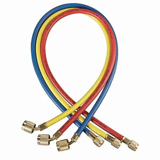 YELLOW JACKET 1/4" PLUS II 3/PK RYB HOSES 36" w/SEALRIGHT FITTINGS 22983