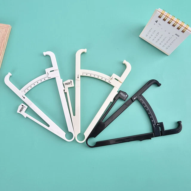 PERSONAL BODY FAT Caliper Skin Analyzer Measure Charts Fitness Health