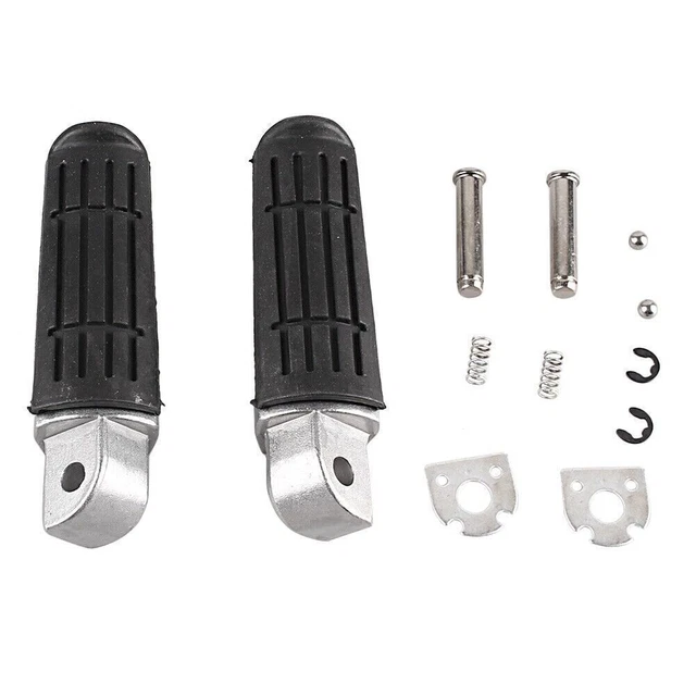 Rear Passenger Foot Pegs Footrests Fit Yamaha YZF R1 R6 1999-2009 & FZ1 FZ6 FZ6R