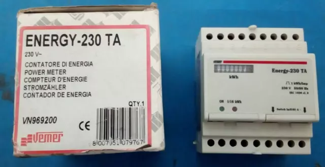 Zähler Von Energie Einphasig - vemer VN969200 Energy-230 Ta