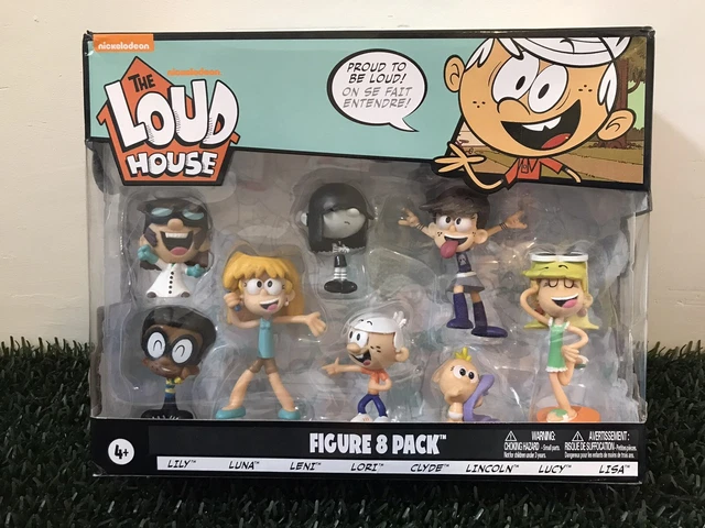 THE LOUD HOUSE Action Figure 8 Pack Toy Lincoln Clyde Lori Nickelodeon