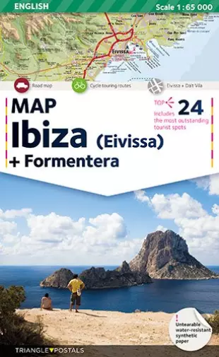 Map Ibiza (Eivissa) + Formentera Book NEUF