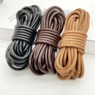 10Pcs Fai da Te Bracciale cinturino in pelle Corda in Pelle Spago Corda Collana Perline 