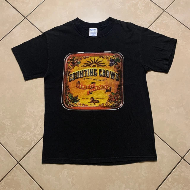 Vintage 2002 Counting Crows Hard Candy Promo Tour Concert T-Shirt M VTG Band Y2K