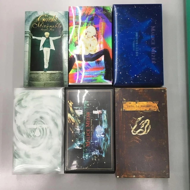 GACKT MALICE MIZER VHS Videos Lot of 5 - PicClick
