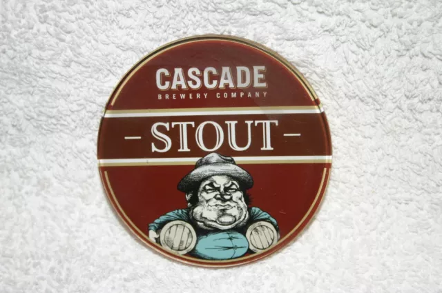 Cascade Brewery Co "Stout"  Beer Badge/Tap/Top/Decal