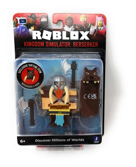 ROBLOX KINGDOM SIMULATOR BERSERKER 2.5 In Figure Hood Virtual Code