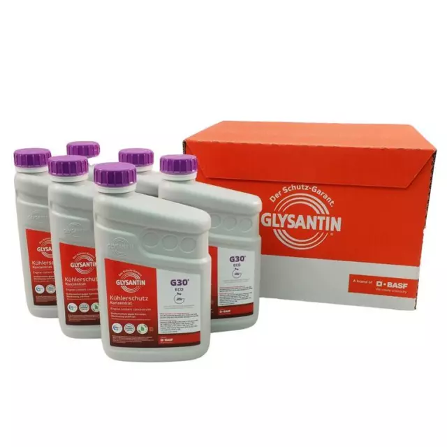 Original 6L BASF GLYSANTIN G30® Frostschutzkonzentrat Kühlerfrost Pink