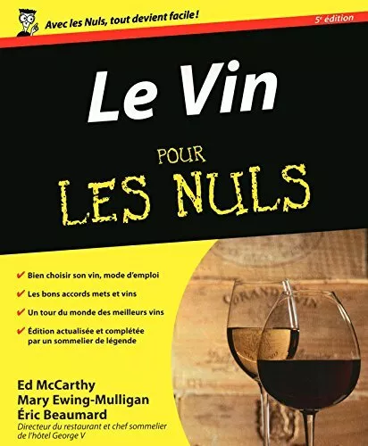 Le Vin pour les nuls, McCarthy, Ed