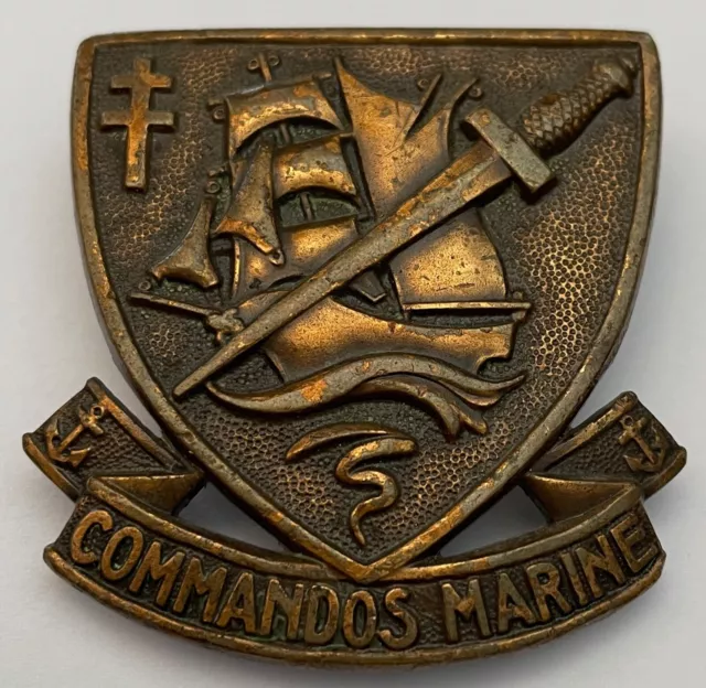 Commandos Marine. Insigne de béret. (Cdos00)