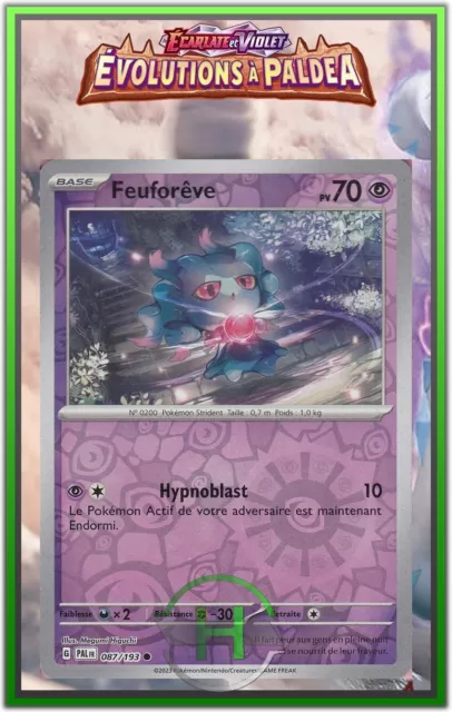 Feuforêve Reverse - EV2:Évolutions à Paldea - 087/193 - Carte Pokémon FR Neuve