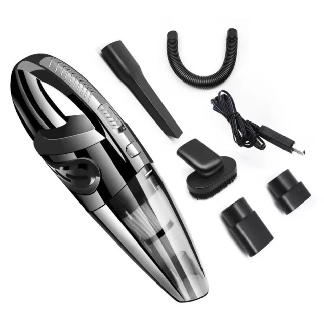 120W Car Vacuum Cleaner Portable Wet&Dry Handheld Strong Suction Cordless