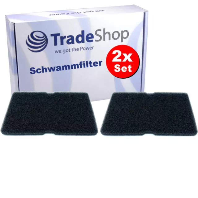 2x Schwammfilter für Elektra Bregenz TKFN 7300 TKFN 8210 7188232600 7188284300