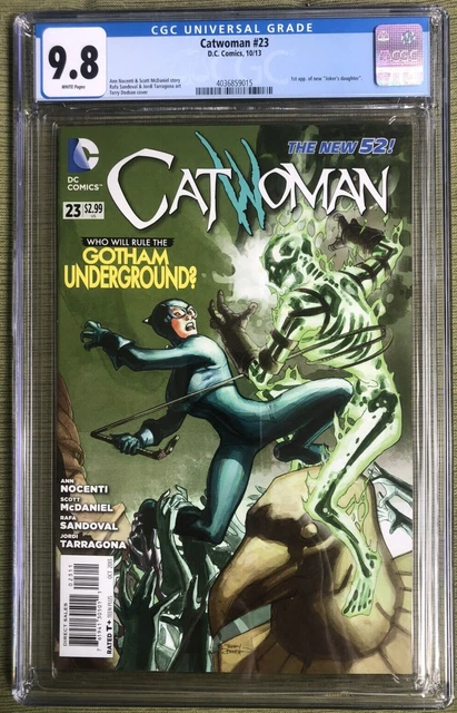 Catwoman #23 CGC 9.8 NM+ 2013 DC Comics Key 1st App Joker's Daughter DCEU Batman