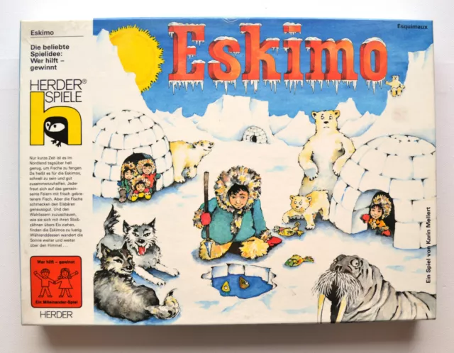 Eskimo Herder Spiele Brettspiel Gesellschaftsspiel Rarität selten