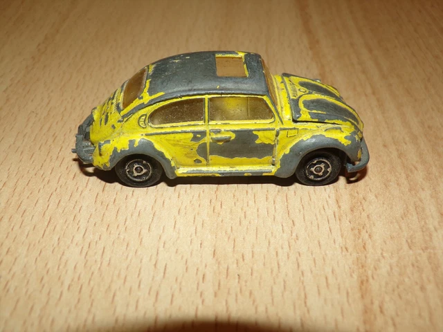 Miniature Majorette Volkswagen Coccinelle 1302 Rouge – N°314 – Échelle 1/60, Fabrication Française
