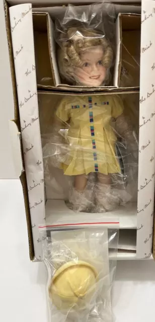Vintage Shirley Temple Movie Classics Stowaway Danbury Mint Porcelain Doll COA